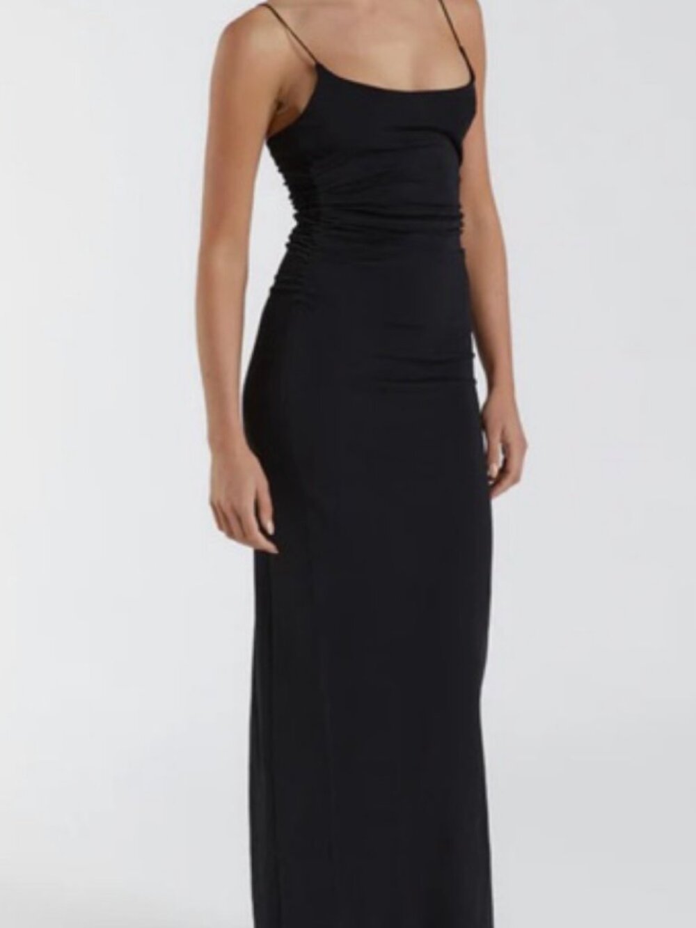 DISSH Romy Black Scoop Knit Maxi Dress size M